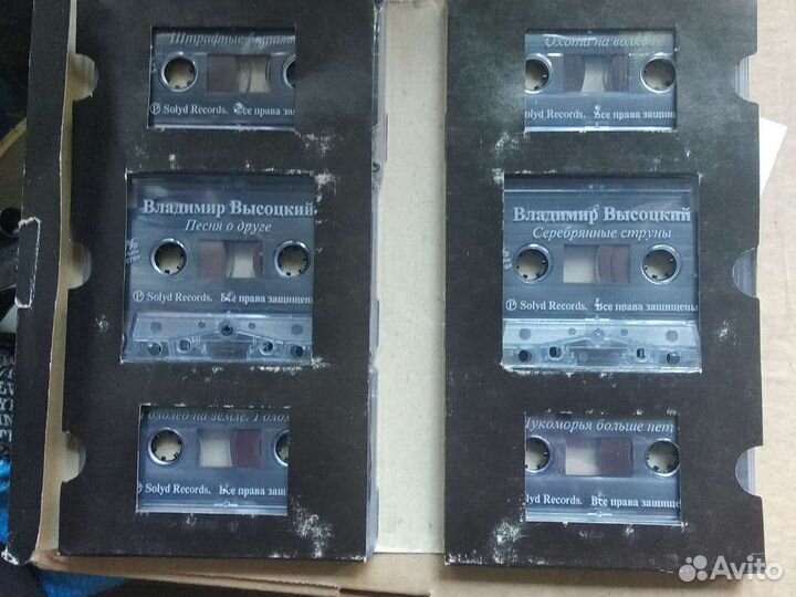 Коллекционное издание В.Высоцкий на 6 аудикассетах