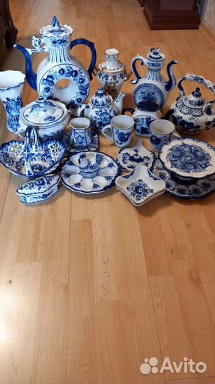 Гжель разное