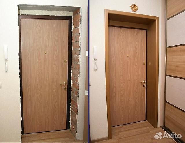 Установка входных и межкомнатных дверей и откосов