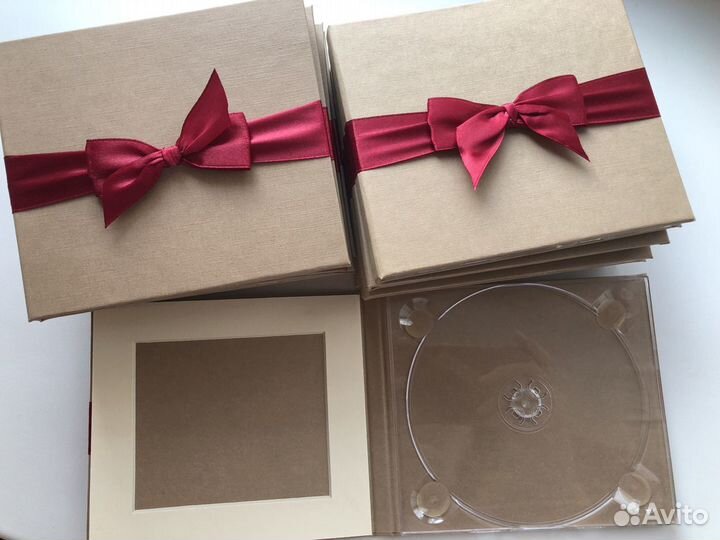 Коробки для dvd и cd дисков (12 шт) с окошком