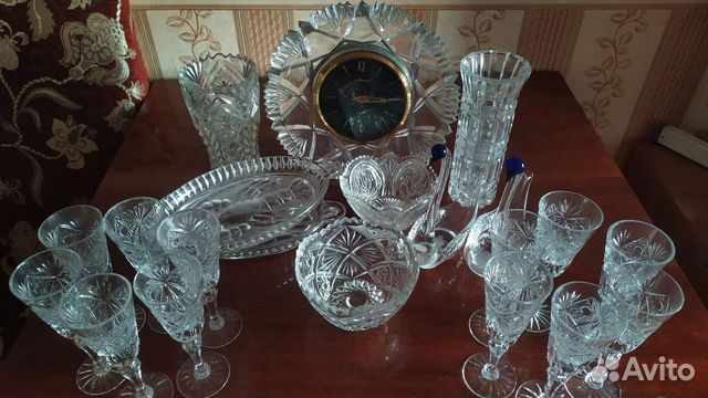 Набор столовой посуды хрусталь СССР