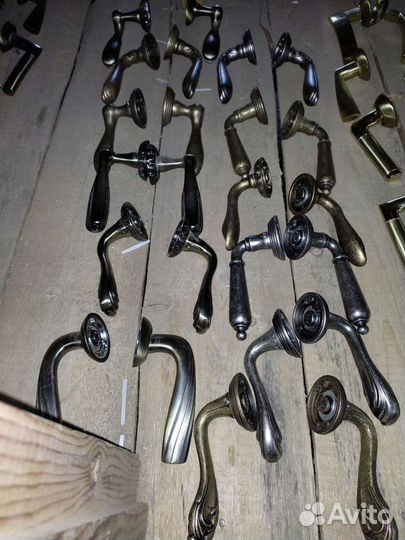 Дверные ручки Renz хром латунь с витрины - 6о