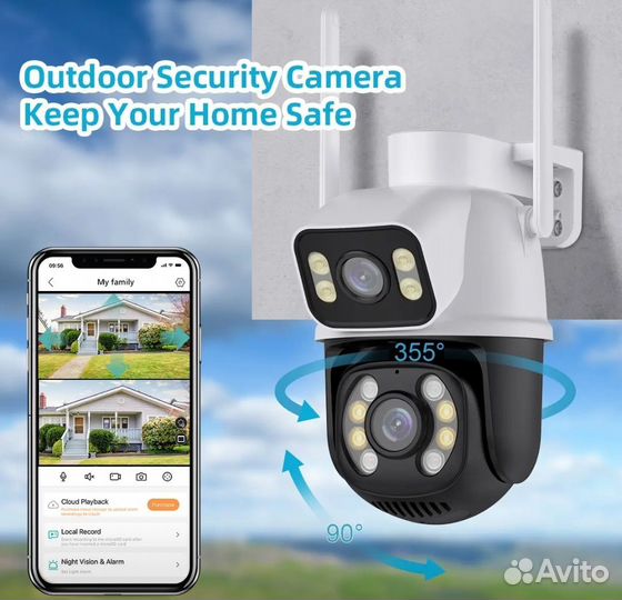 Новая камера видеонаблюдения 4k 8мп