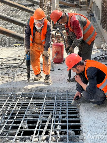 Аренда компрессора с отбойными молотками