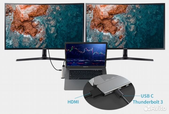 HUB концентратор MacBook