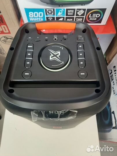 Портативная колонка X-MAX SuperFlame с микрофоном