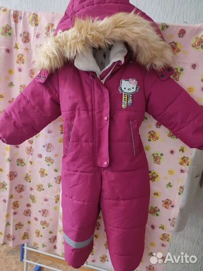 Зимний комбинезон для девочки до 92