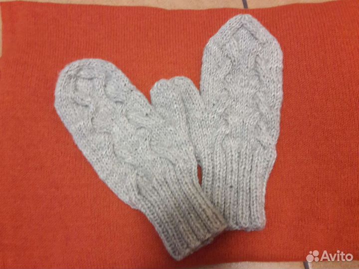 Варежки ручной работы Нand made Wool