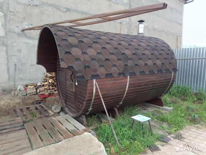 Баня бочка