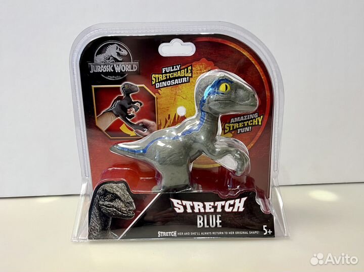 Фигурка Stretch Раптор Блю Тянущаяся