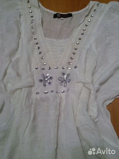 Платье в стиле Бохо оверсайз