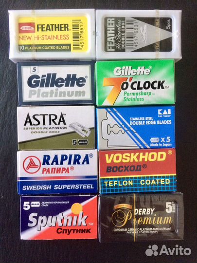 Лезвия для т-образной бритвы