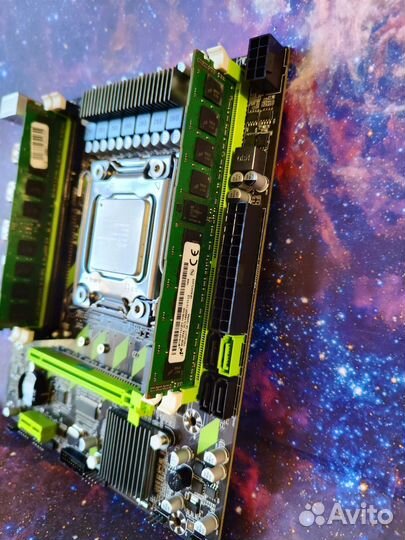 Комплект X79 2011 + 2670v2 + 16/32Gb