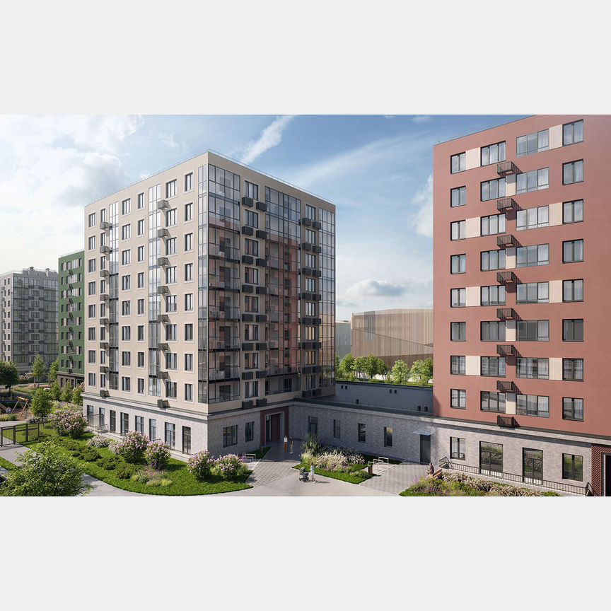 1-к. квартира, 35,1 м², 4/9 эт.