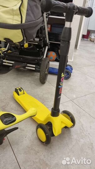 Детский самокат Micar Dino 3 в 1