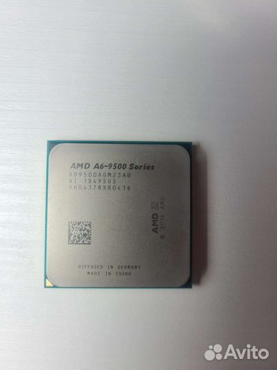 Процессор amd A6-9500 am4 + штатный куллер