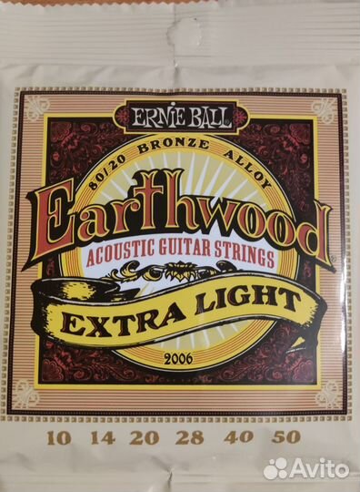 Струны для акустической гитары Ernie Ball 10-50