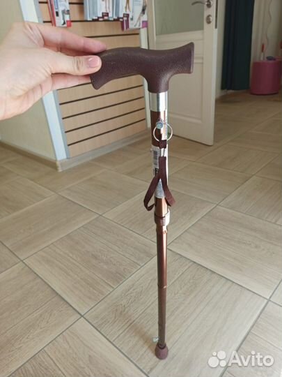 Трость складная Е0601у регулируемая с упс