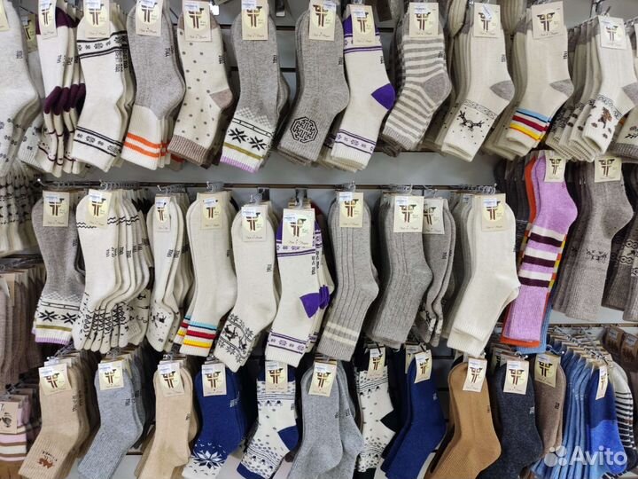 Шерстяные носки из монголии