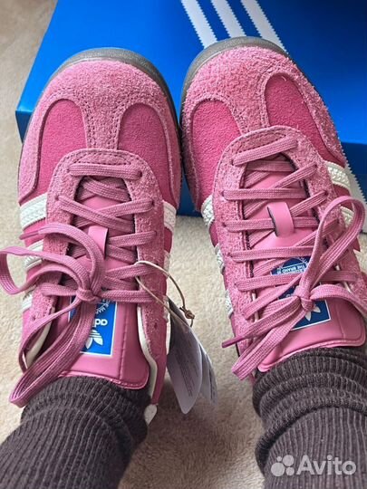 Adidas Gazelle Indoor pink cloud white розовые