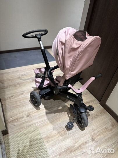 Детский велосипед с ручкой kinderkraft