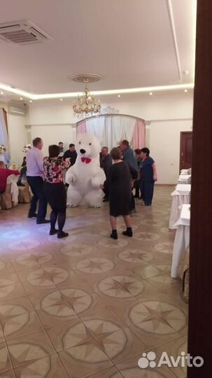 Ростовая кукла белый медведь