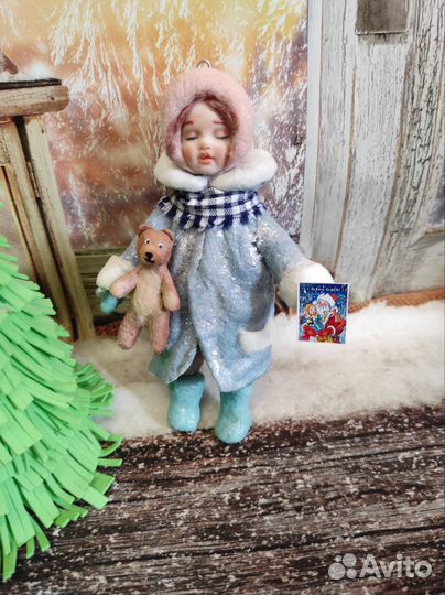 Ватные Елочные игрушки