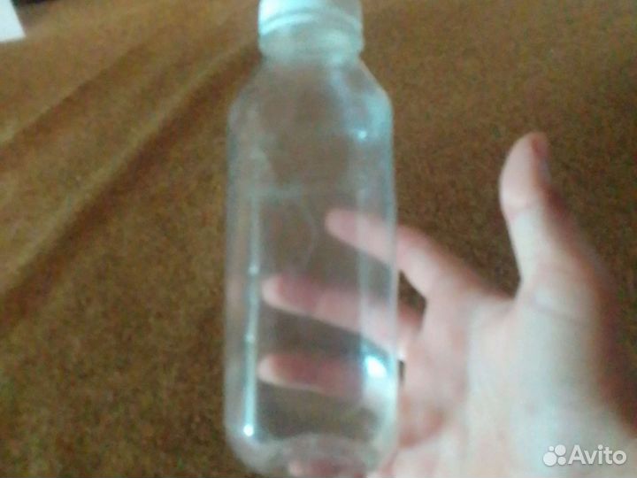 Бутылка из редкого пластика 0.5 литров
