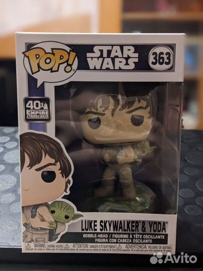 Фигурка Funko Pop Luke Skywalker & Yoda #363