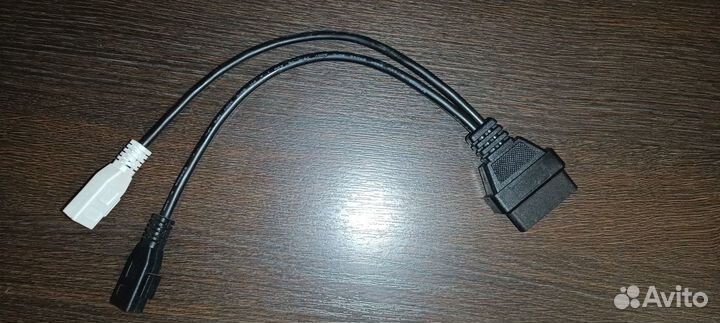 Переходник с OBD II на 2Х2 для VAG-COM