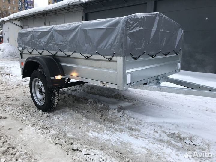 Прицеп легковой, оцинк самосвал 2,2х1,3 с тентом