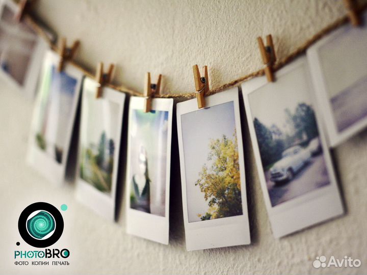 Фото в стиле полароид