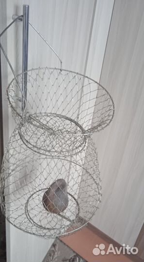 Садок рыболовный складной металлический СССР