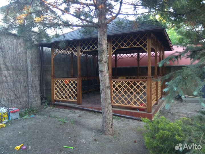 Деревянные беседки