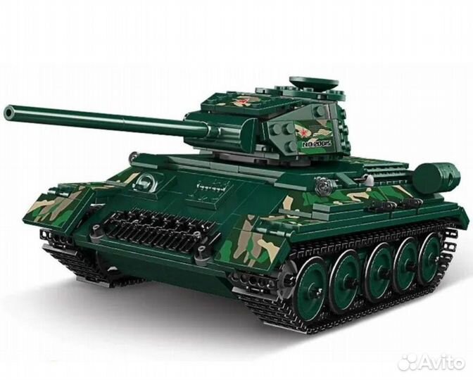 Конструктор Mould King 20015 Танк Т-34 с ду
