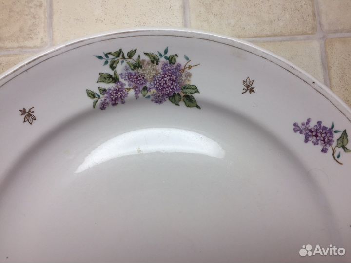 Блюдо тарелка Дулево 1956 год