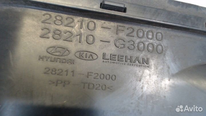 Воздухозаборник Hyundai Elantra, 2017