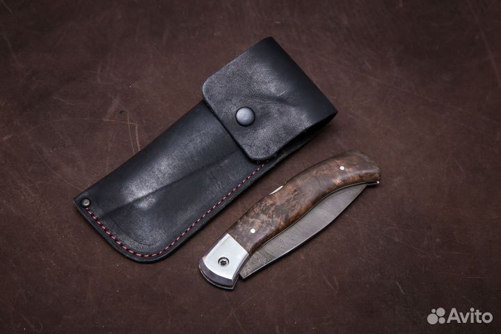 Нож складной ручной работы