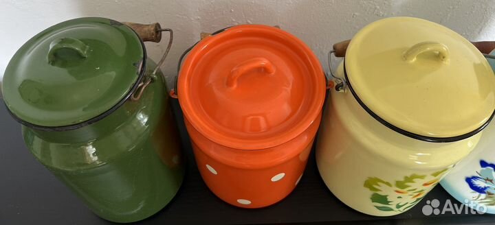 Эмалированная посуда винтаж СССР
