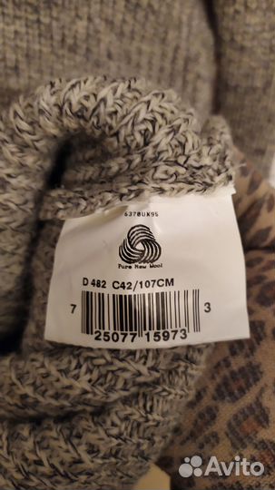 Свитер джемпер Barbour made in Scotland шерсть