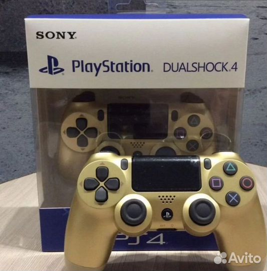 Геймпад PS4 синий джойстик