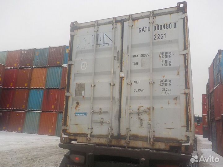 Контейнер 20 футов б/у gatu0804800