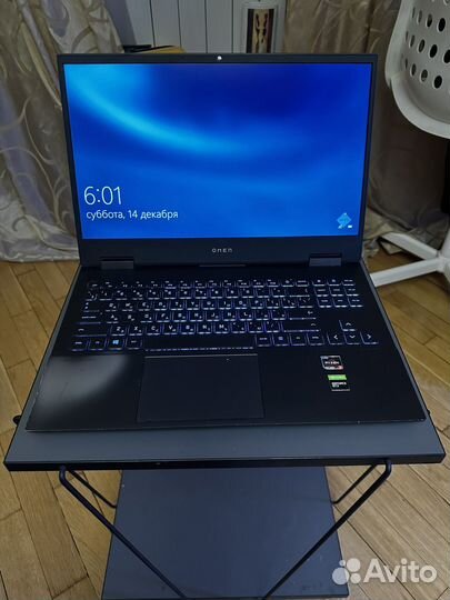 Ноутбук HP omen 15 1650ti