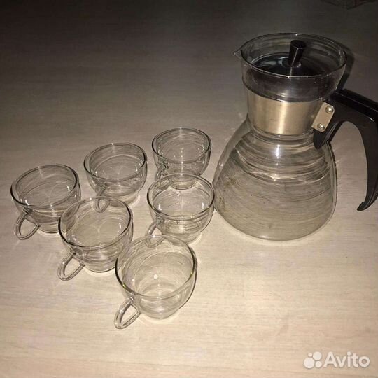 Чайный набор из термостойкого стекла