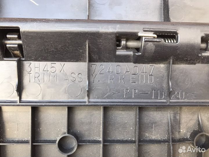 Накладка пола багажника Mitsubishi Outlander XL