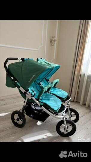 Коляска для двойни bumbleride indie twin