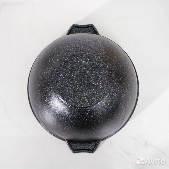 Казан «Гранит Stаr», 5 л, стеклянная крышка, литые