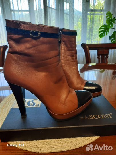 Ботильоны натуральная кожа