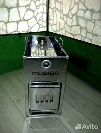 Мобильная баня Мобиба мб-10 с печью