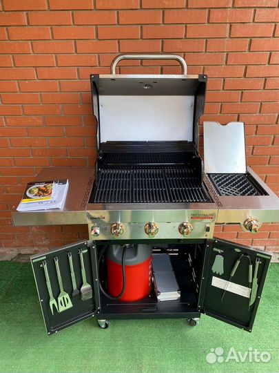 Газовый гриль барбекю char-broil PRO 3S